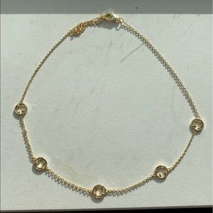 Gold plated necklace